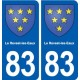 83 Le Revest-les-Eaux blason autocollant plaque stickers ville