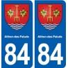 84 Althen-des-Paluds blason autocollant plaque stickers ville
