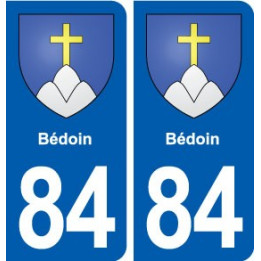 84 Bédoin blason autocollant plaque stickers ville