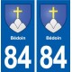 84 Bédoin blason autocollant plaque stickers ville