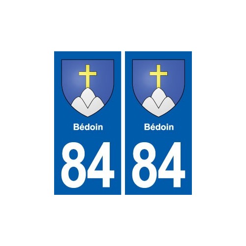 84 Bédoin blason autocollant plaque stickers ville
