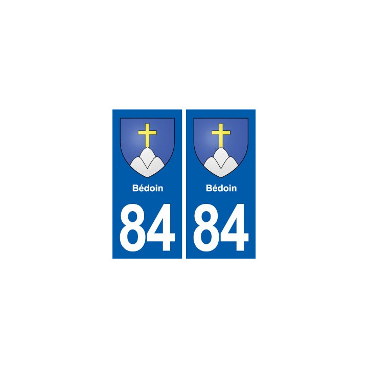 84 Bédoin blason autocollant plaque stickers ville