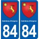 84 Cabrières-d'Avignon blason autocollant plaque stickers ville