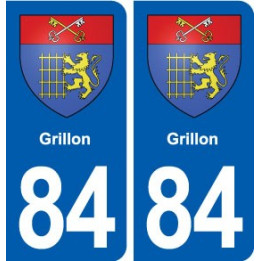 84 Grillon blason autocollant plaque stickers ville