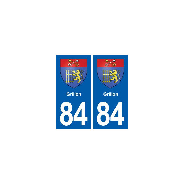 84 Grillon blason autocollant plaque stickers ville