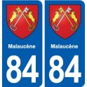 84 Malaucène blason autocollant plaque stickers ville