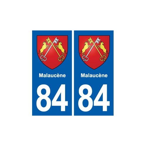 84 Malaucène blason autocollant plaque stickers ville