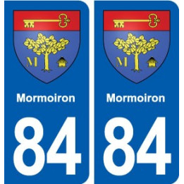 84 Mormoiron blason autocollant plaque stickers ville