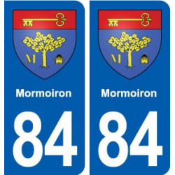 84 Mormoiron blason autocollant plaque stickers ville