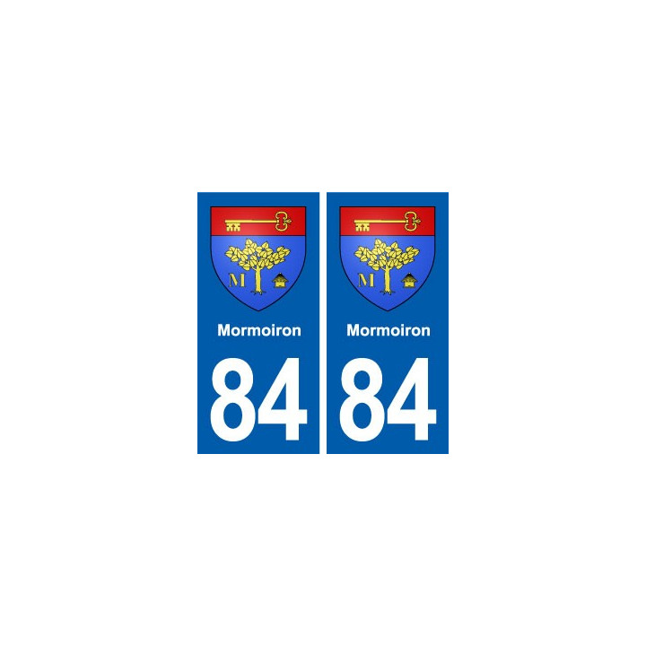 84 Mormoiron blason autocollant plaque stickers ville