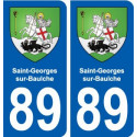 89 Saint-Georges-sur-Baulche blason autocollant plaque stickers ville