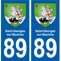 89 Saint-Georges-sur-Baulche blason autocollant plaque stickers ville