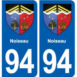 94 Noiseau blason autocollant plaque stickers ville