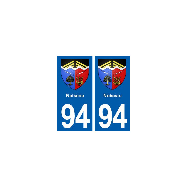 94 Noiseau blason autocollant plaque stickers ville