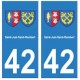 42 Saint-Just-Saint-Rambert autocollant plaque blason armoiries stickers département