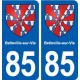 85 Belleville-sur-Vie blason autocollant plaque stickers ville