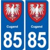 85 Cugand blason autocollant plaque stickers ville