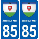 85 Jard-sur-Mer blason autocollant plaque stickers ville
