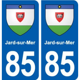 85 Jard-sur-Mer blason autocollant plaque stickers ville