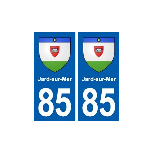 85 Jard-sur-Mer blason autocollant plaque stickers ville