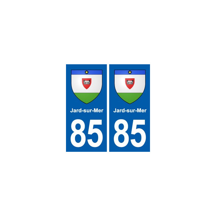 85 Jard-sur-Mer blason autocollant plaque stickers ville