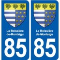85 La Boissière-de-Montaigu blason autocollant plaque stickers ville