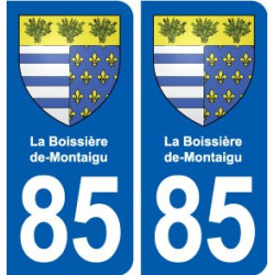 85 La Boissière-de-Montaigu blason autocollant plaque stickers ville