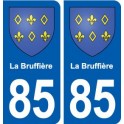 85 La Bruffière blason autocollant plaque stickers ville