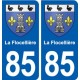 85 La Flocellière blason autocollant plaque stickers ville