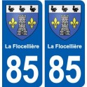 85 La Flocellière blason autocollant plaque stickers ville