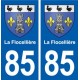 85 La Flocellière blason autocollant plaque stickers ville