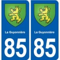 85 La Guyonnière blason autocollant plaque stickers ville