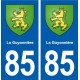 85 La Guyonnière blason autocollant plaque stickers ville