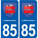 85 La Mothe-Achard blason autocollant plaque stickers ville