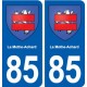 85 La Mothe-Achard blason autocollant plaque stickers ville