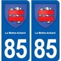 85 La Mothe-Achard blason autocollant plaque stickers ville