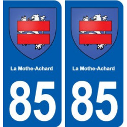 85 La Mothe-Achard blason autocollant plaque stickers ville