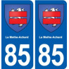 85 La Mothe-Achard blason autocollant plaque stickers ville