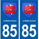 85 La Mothe-Achard blason autocollant plaque stickers ville