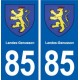 85 Landes-Genusson blason autocollant plaque stickers ville