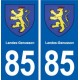 85 Landes-Genusson blason autocollant plaque stickers ville