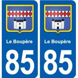 85 Le Boupère blason autocollant plaque stickers ville