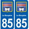 85 Le Boupère blason autocollant plaque stickers ville