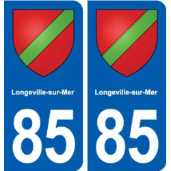 85 Longeville-sur-Mer blason autocollant plaque stickers ville