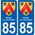 85 Mareuil-sur-Lay-Dissais blason autocollant plaque stickers ville