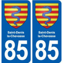 85 Saint-Denis-la-Chevasse blason autocollant plaque stickers ville