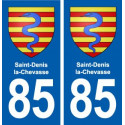 85 Saint-Denis-la-Chevasse blason autocollant plaque stickers ville