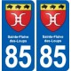 85 Sainte-Flaive-des-Loups blason autocollant plaque stickers ville