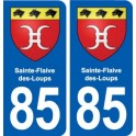 85 Sainte-Flaive-des-Loups blason autocollant plaque stickers ville