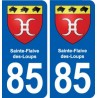 85 Sainte-Flaive-des-Loups blason autocollant plaque stickers ville